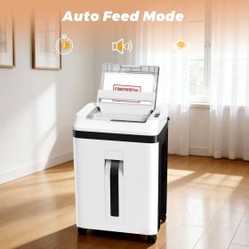 150 Sheet Paper Shredder Heavy Duty, Micro Cut and CDs/Cards, P5 Security Level, 60Min Non Stop Commercial Shredder for Home Office, 5.3 Gallon B