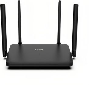 WiFi 6 Router Dual Band Wireless Internet Router, Wireless Speed (Up to 1.8 Gbps) with 4 x Gigabit Ethernet Ports, MU-MIMO, OFDMA, WPA3, IPV6