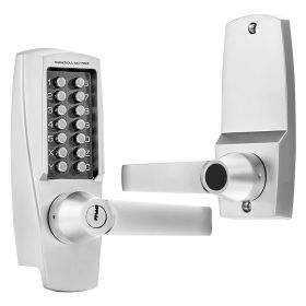 Mechanical Keyless Entry Door Lock, 14 Key Mechanical Door Lock with Keys, Mechanical Keypad Door Lock with Handle