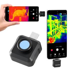 Thermal Imaging Camera for Android, 512 x 384 TISR Super Resolution, 25HZ Refresh Rate Infrared Thermal Imager for Smartphone Tablet