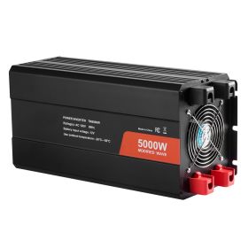 Modified Sine Wave Inverter, 5000W, DC 12V to AC 120V Power Inverter with 6 AC Outlets 2 USB Port 1 Type-C Port