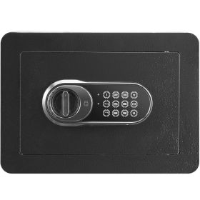 Safe, 0.5 Cubic Feet Home Safe, Steel Security Safe with Digital Keypad and 2 Keys, Wall-Mounted Cabinet Safe Protect Cash, Gold, Jewelry